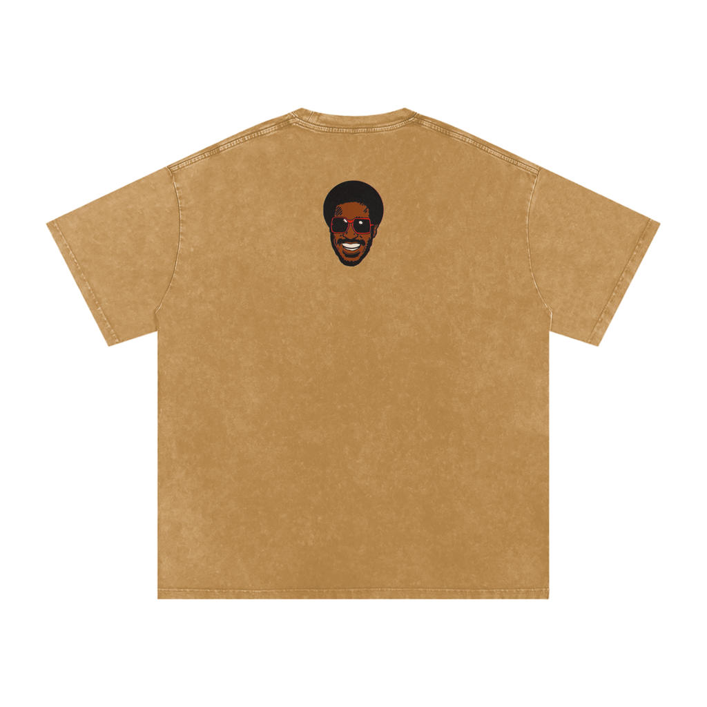 Songs in the Key of Life - Snow Washed Oversized Cotton T-Shirt