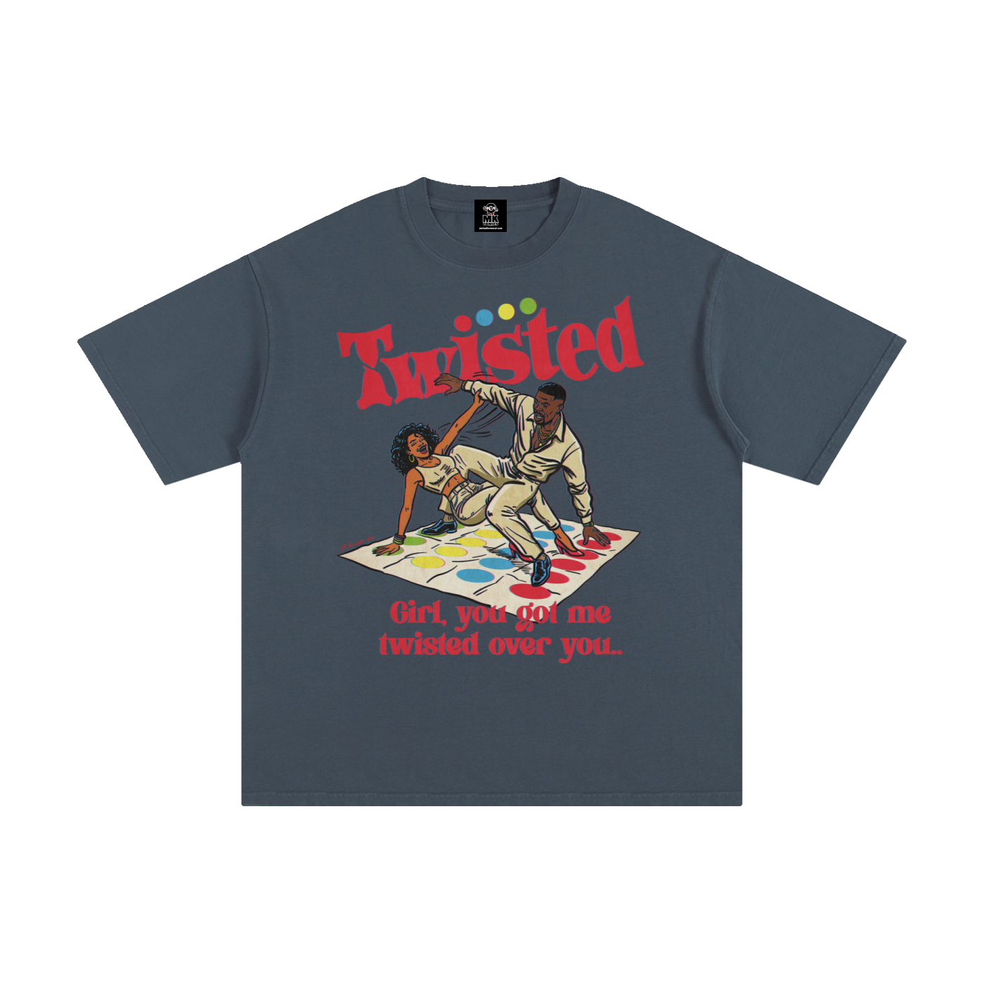 Twisted - Unisex Pure Cotton T-Shirt