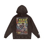 Head Over Heels - Snow Washed Loose Cotton Hoodie
