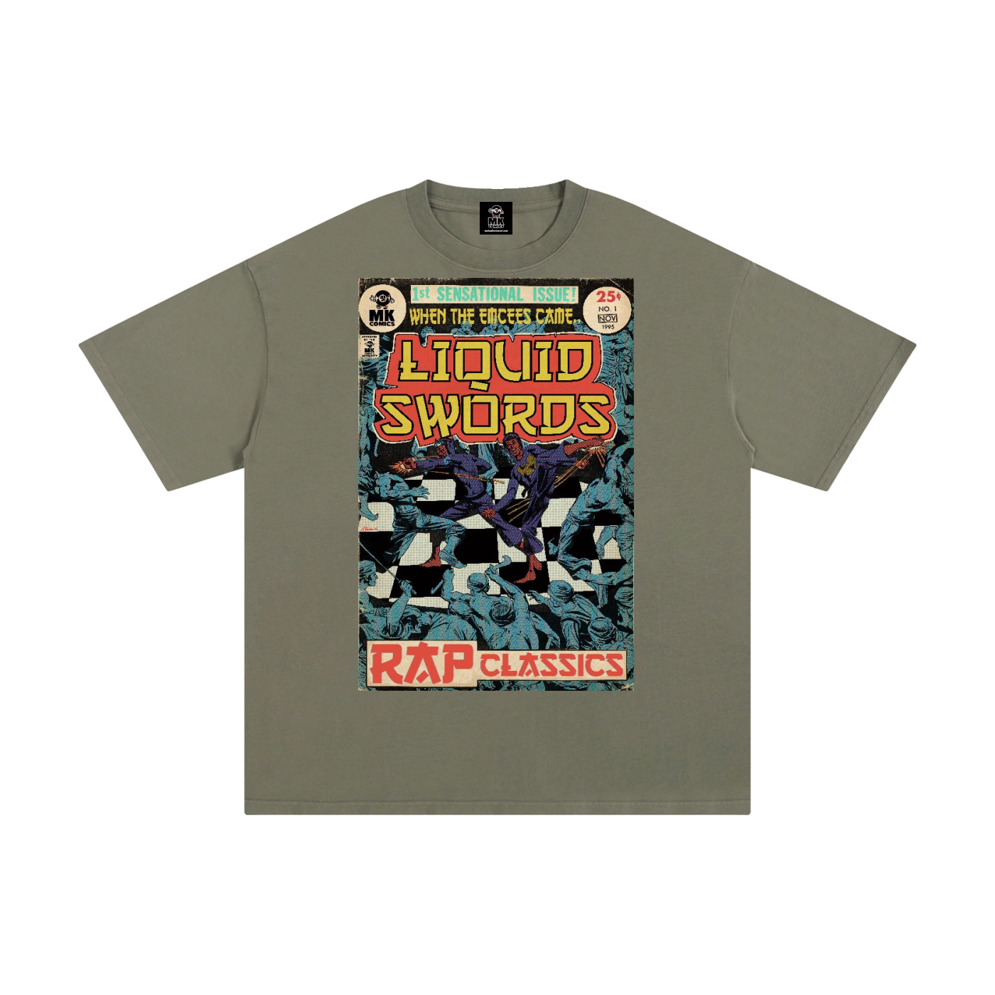 Liquid Swords - MK Classics - Unisex Pure Cotton T-Shirt