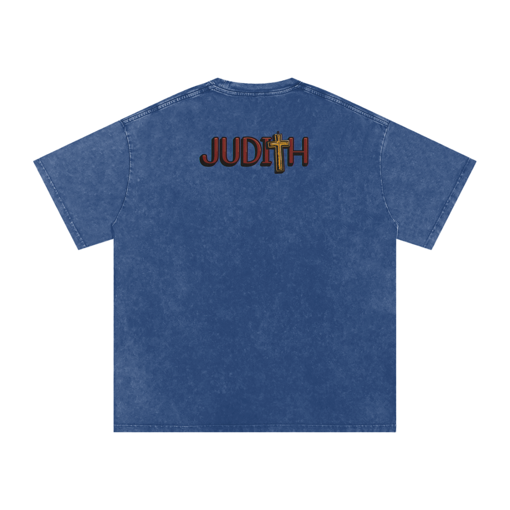 Judith - Snow Washed Oversized Cotton T-Shirt