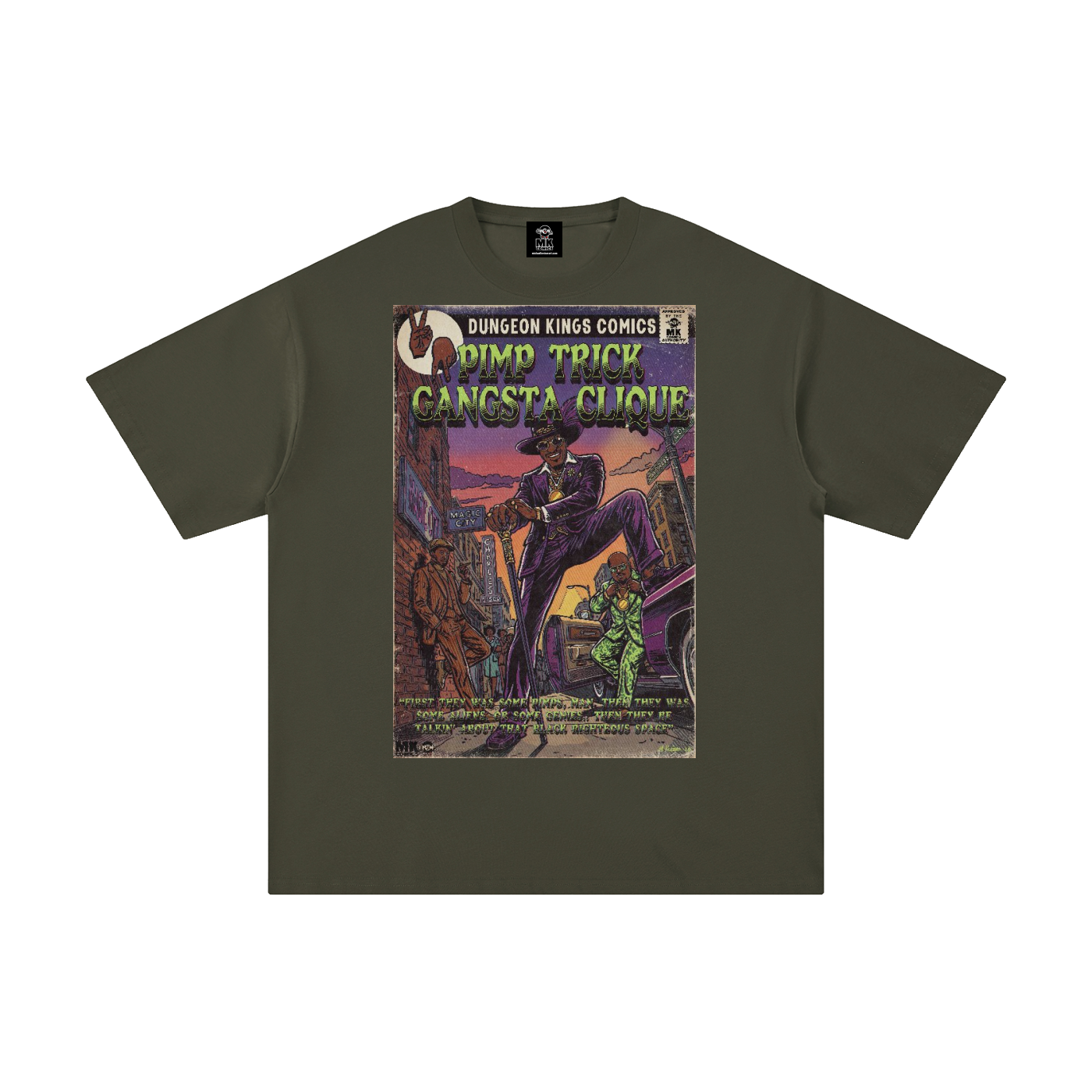 Pimp Trick Gangsta Clique - Unisex Pure Cotton T-Shirt