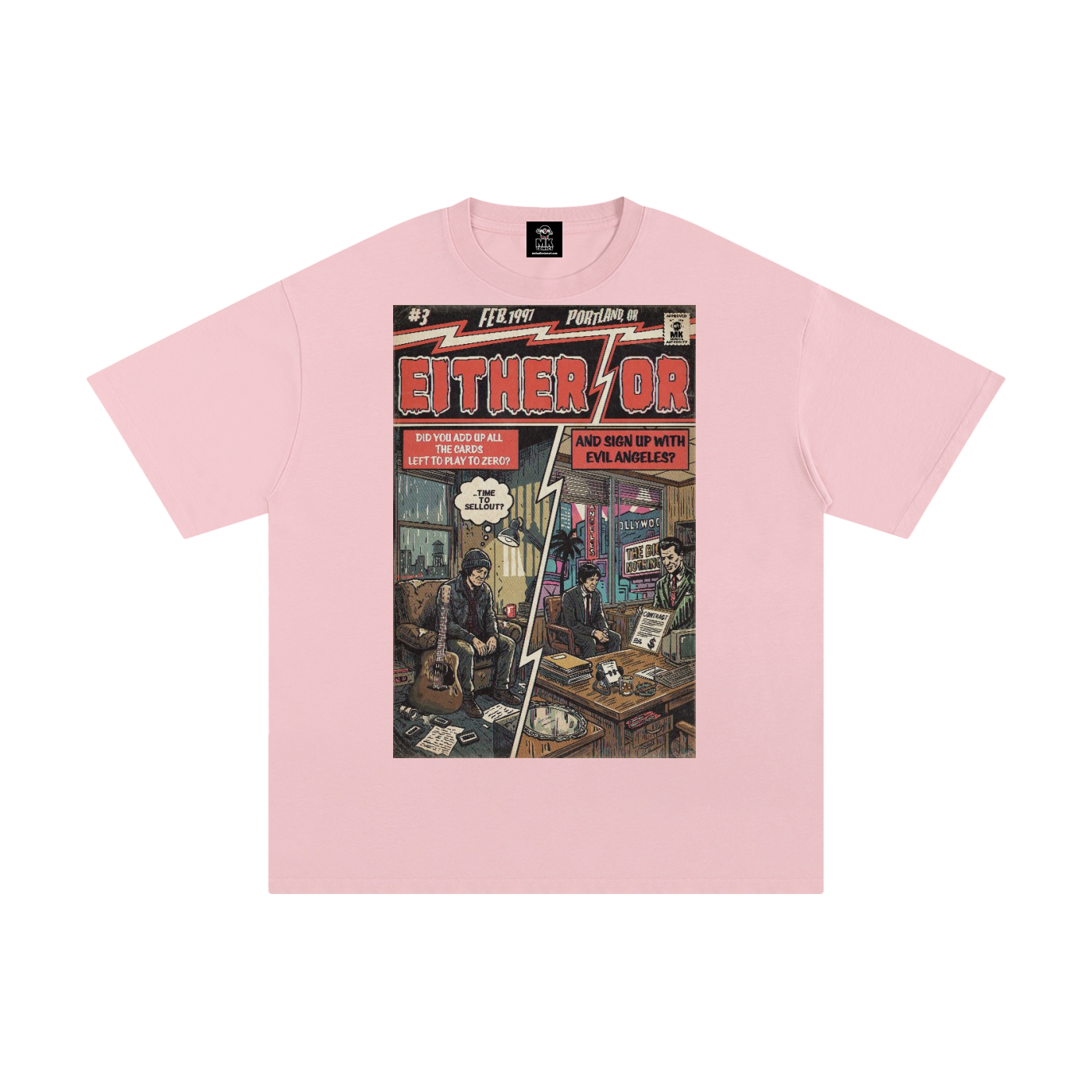 Either/Or - Unisex Pure Cotton T-Shirt