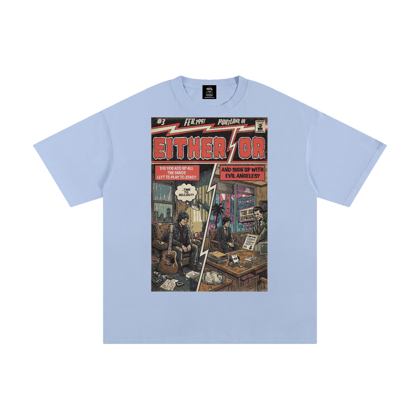 Either/Or - Unisex Pure Cotton T-Shirt
