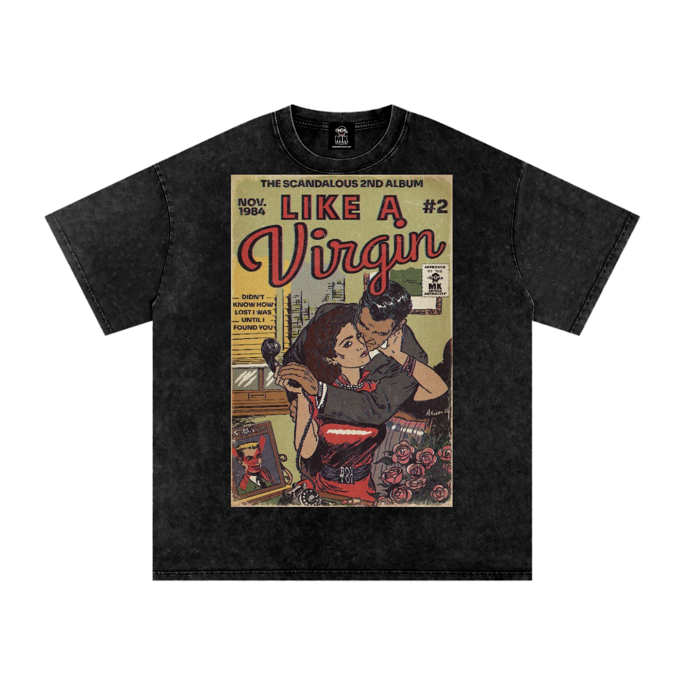 Like a Virgin - Snow Washed Oversized Cotton T-Shirt