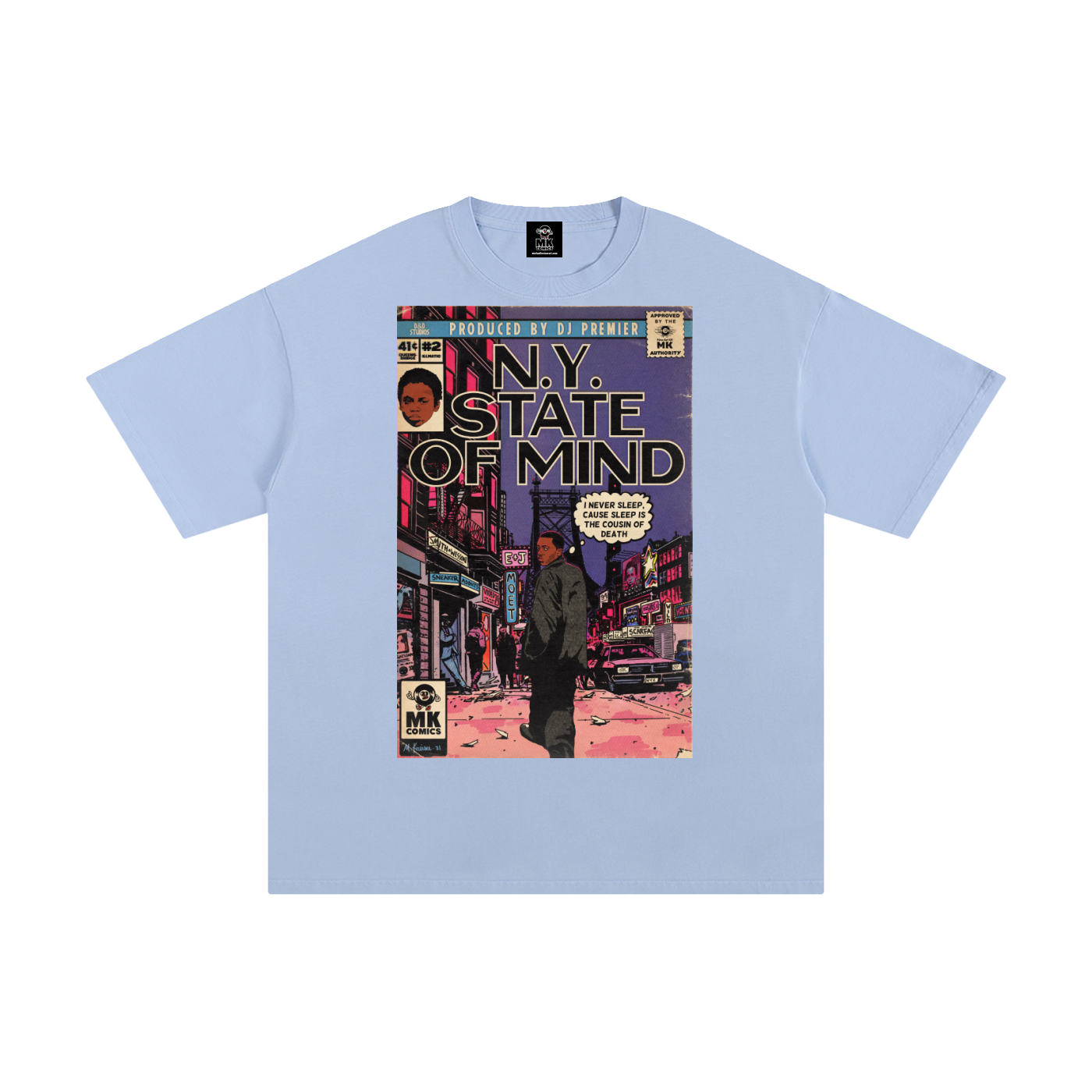 NY State of Mind - MK Classics - Unisex Pure Cotton T-Shirt