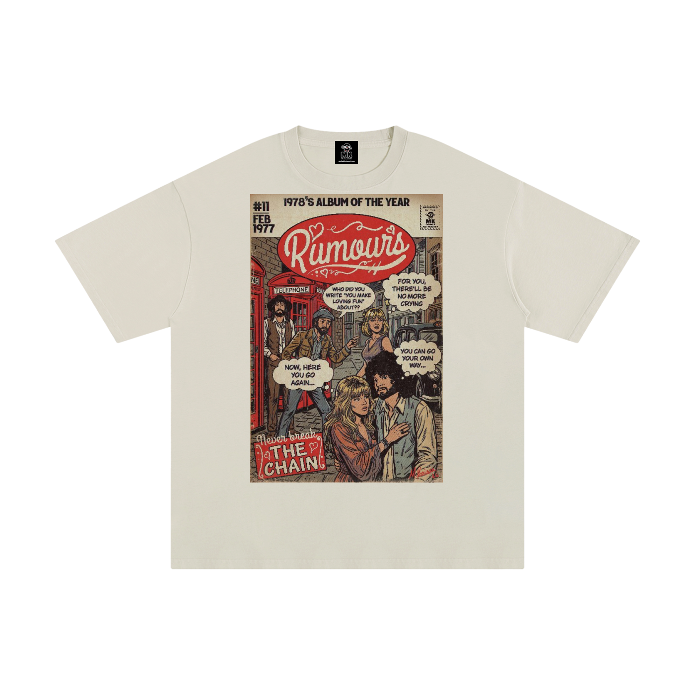 Rumours - Unisex Pure Cotton T-Shirt
