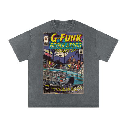 Regulate - Snow Washed Oversized Cotton T-Shirt