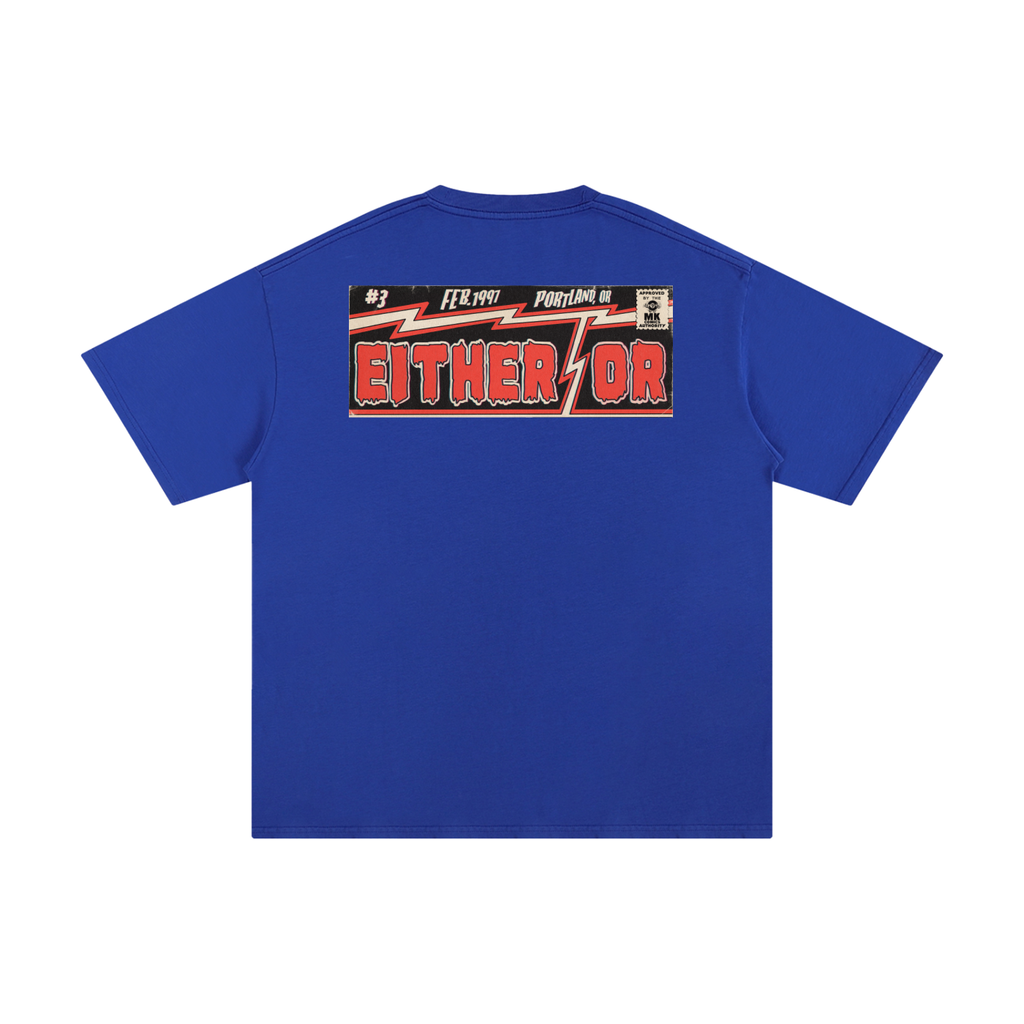 Either/Or - Unisex Pure Cotton T-Shirt