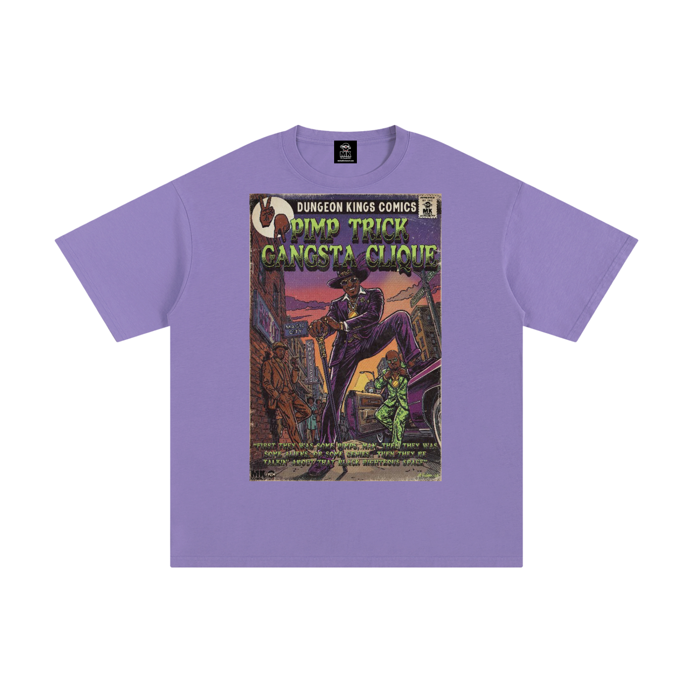 Pimp Trick Gangsta Clique - Unisex Pure Cotton T-Shirt