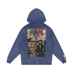 Ram - Snow Washed Loose Cotton Hoodie