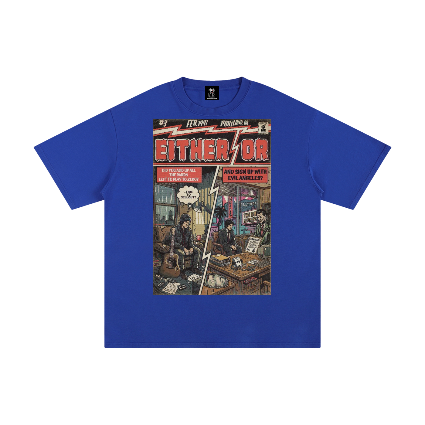 Either/Or - Unisex Pure Cotton T-Shirt