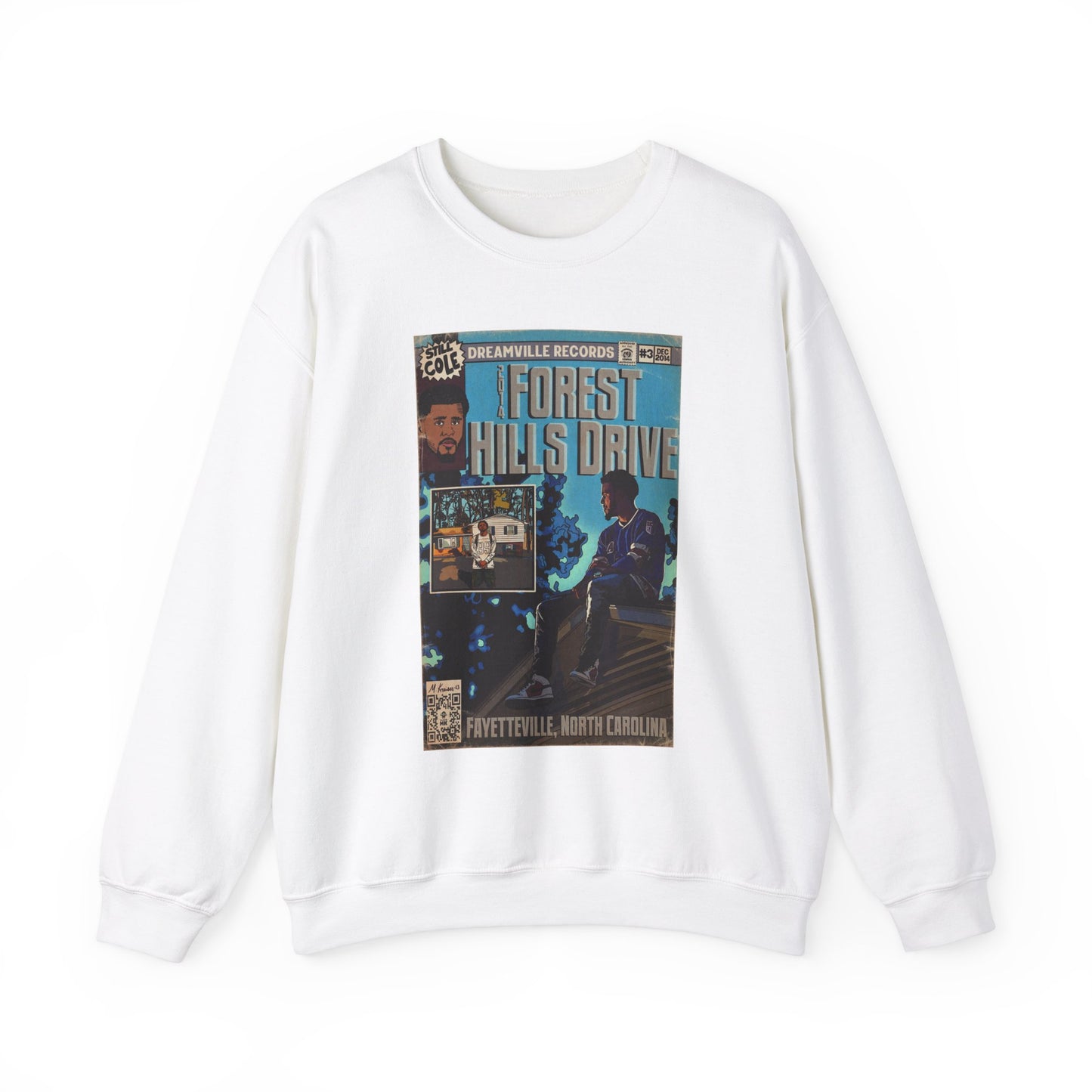J Cole - 2014 Forest Hills Drive - Unisex Heavy Blend™ Crewneck Sweatshirt