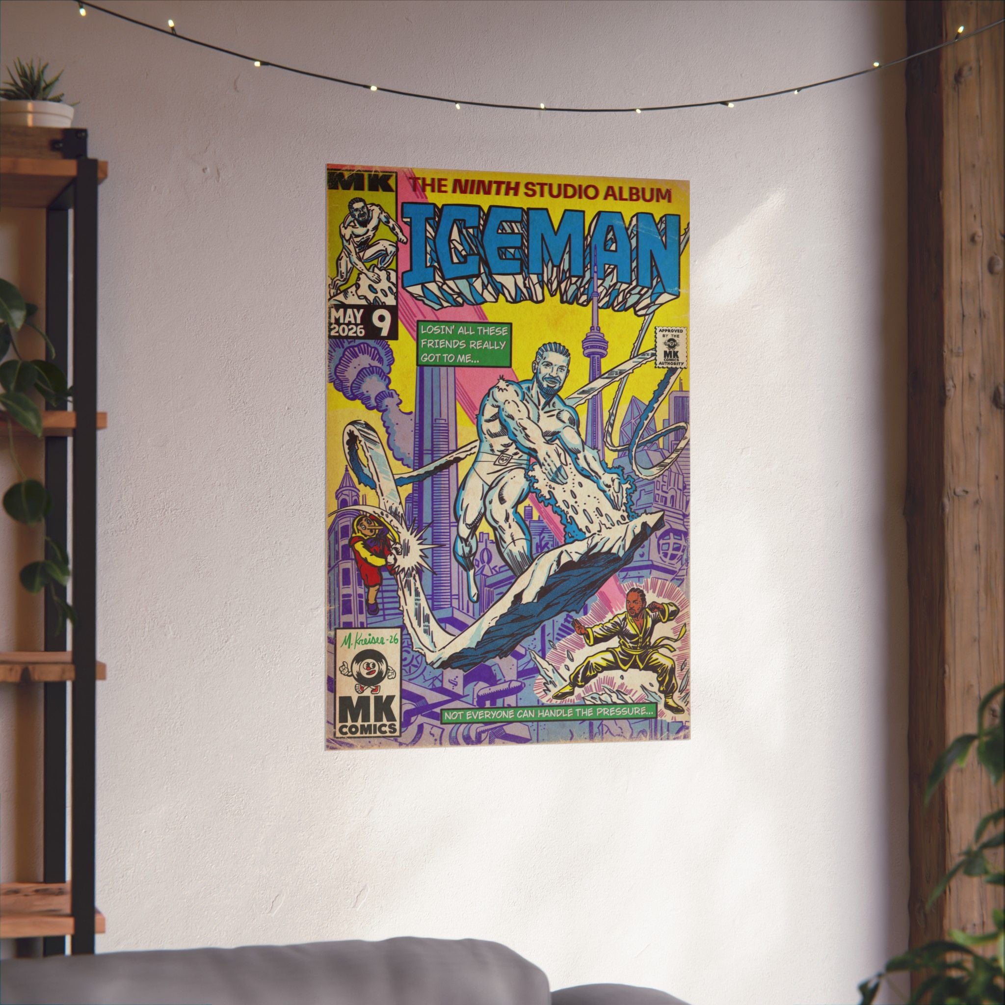 Iceman - Matte Vertical Posters