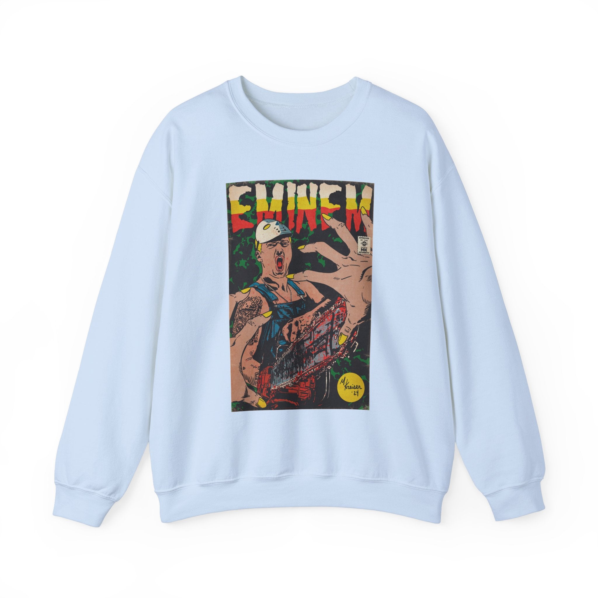 Em - Comic Book Art - Unisex Heavy Blend™ Crewneck Sweatshirt