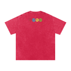 Twisted - Snow Washed Oversized Cotton T-Shirt
