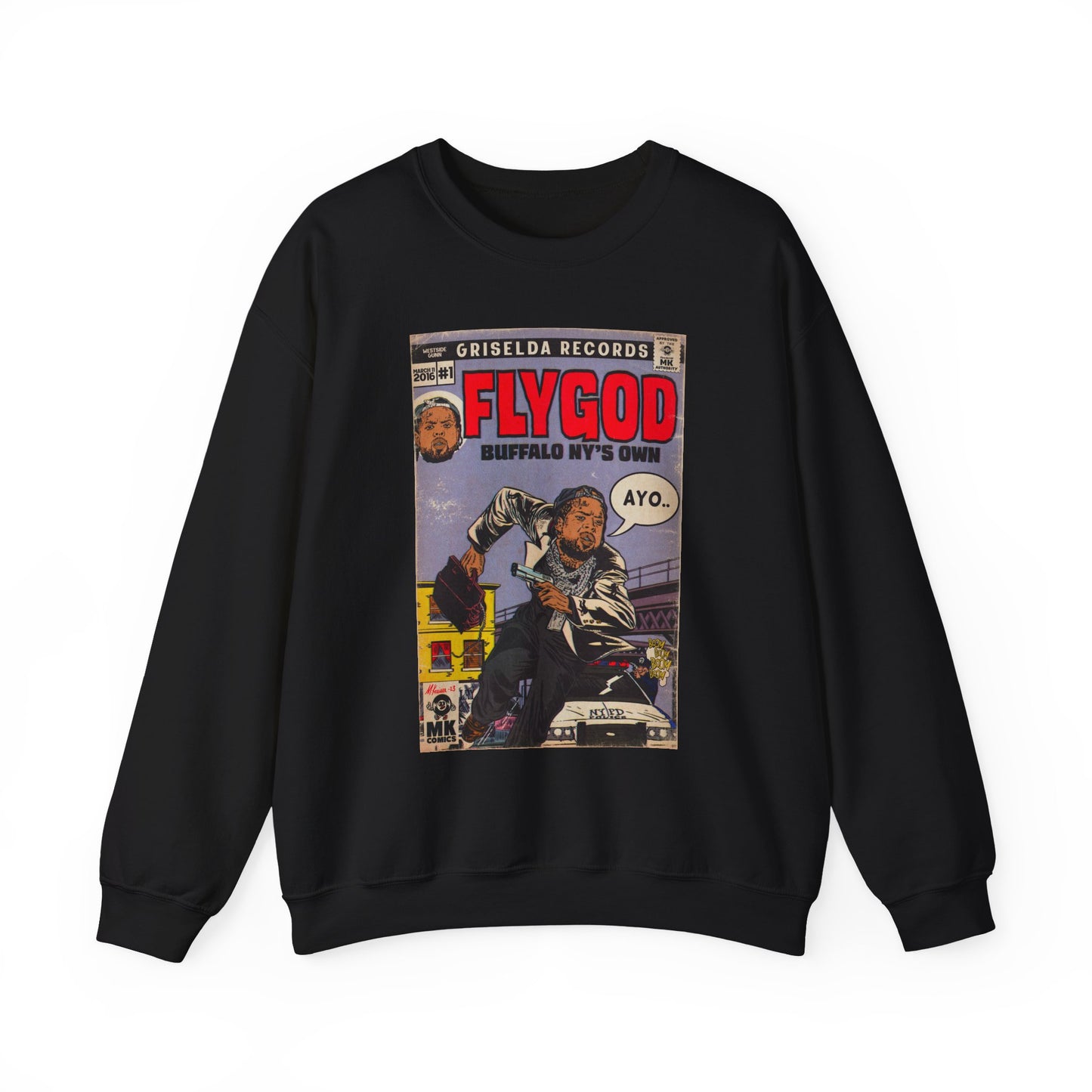 Flygod - Unisex Heavy Blend™ Crewneck Sweatshirt