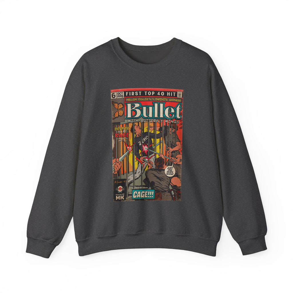 Bullet With Butterfly Wings - Unisex Heavy Blend™ Crewneck Sweatshirt