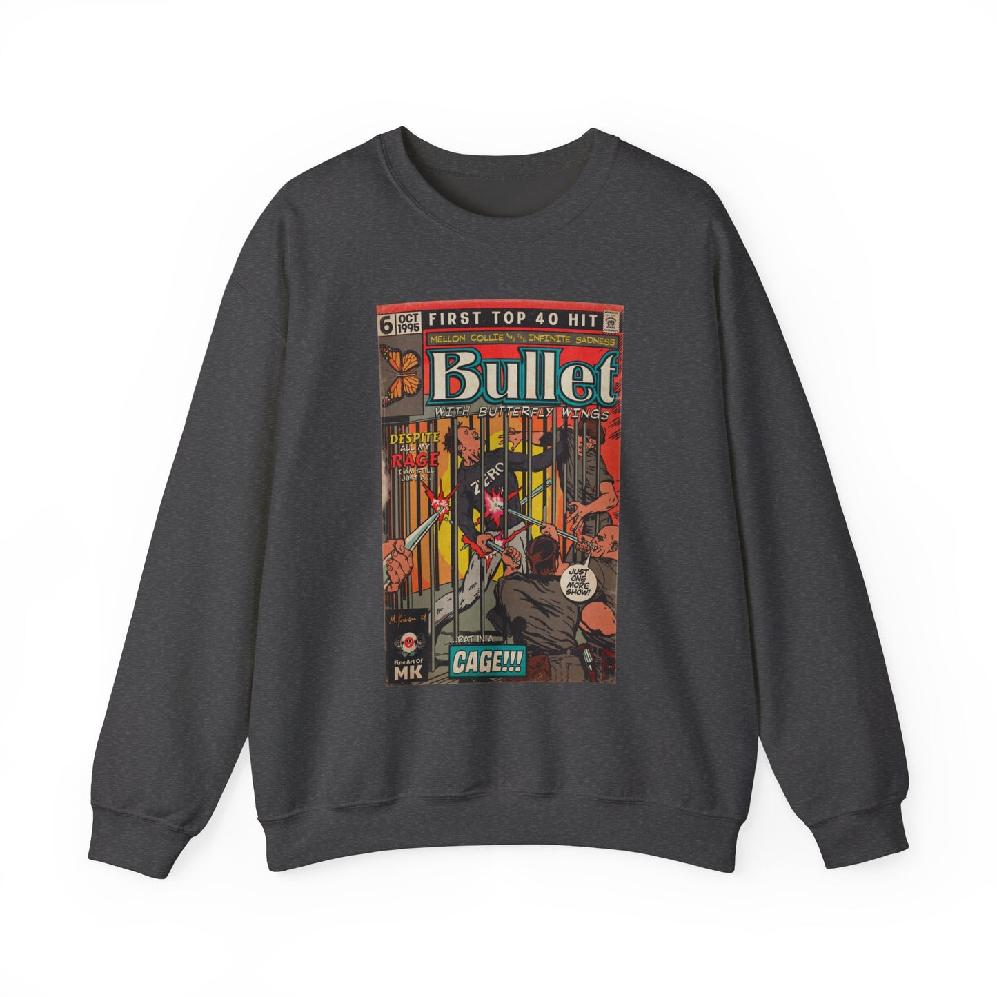 Smashing Pumpkins - Bullet With Butterfly Wings - Unisex Heavy Blend™ Crewneck Sweatshirt