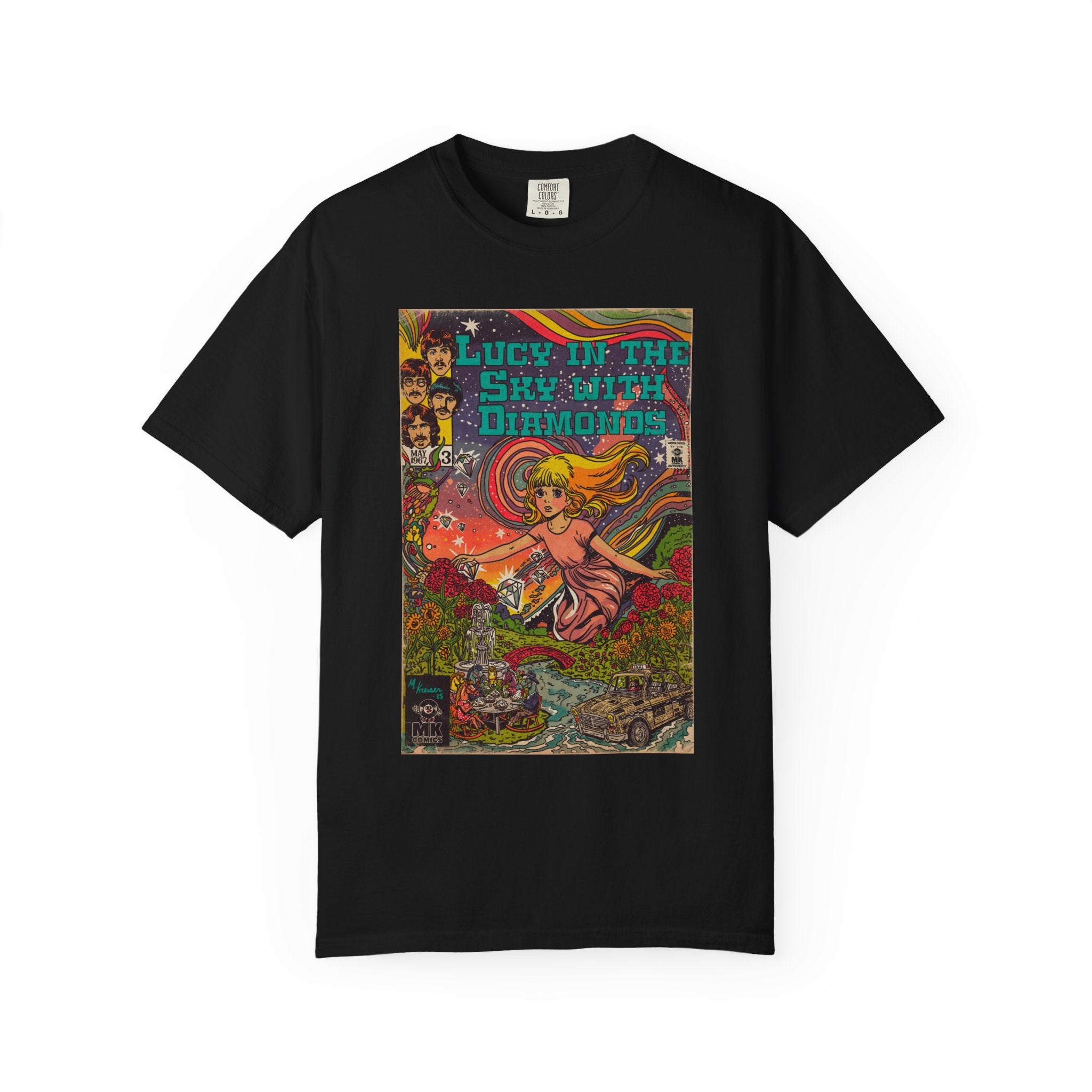Lucy in the Sky with Diamonds - Unisex Comfort Colors T-shirt