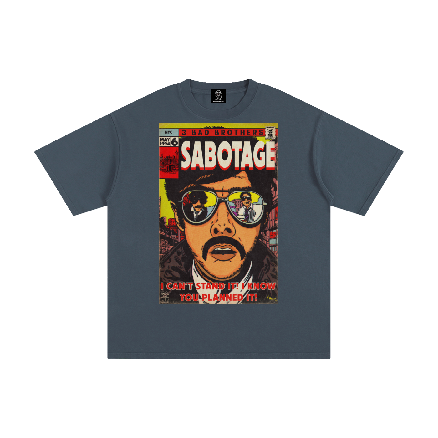 Sabotage - MK Classics - Unisex Pure Cotton T-Shirt
