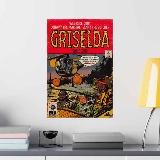 Griselda- Comic Book Art - Vertical Matte Poster