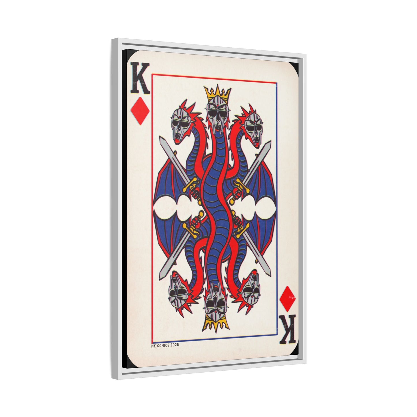 King Geedorah - Matte Canvas, Framed (Multi-color)