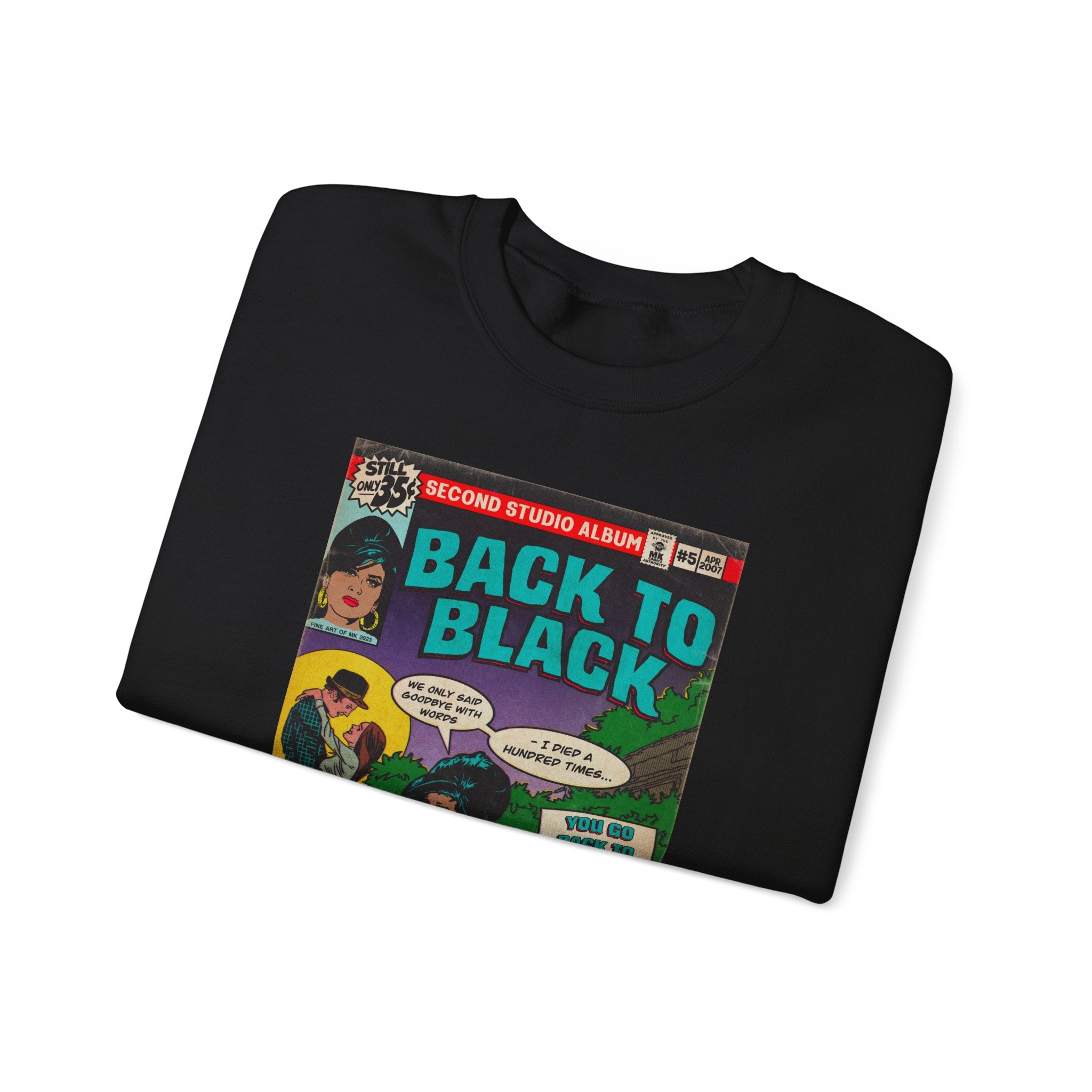 Back to Black - Unisex Heavy Blend™ Crewneck Sweatshirt