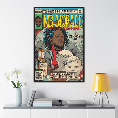 Kendrick Lamar - Mr. Morale & The Big Steppers - Gallery Canvas Wraps, Vertical Frame