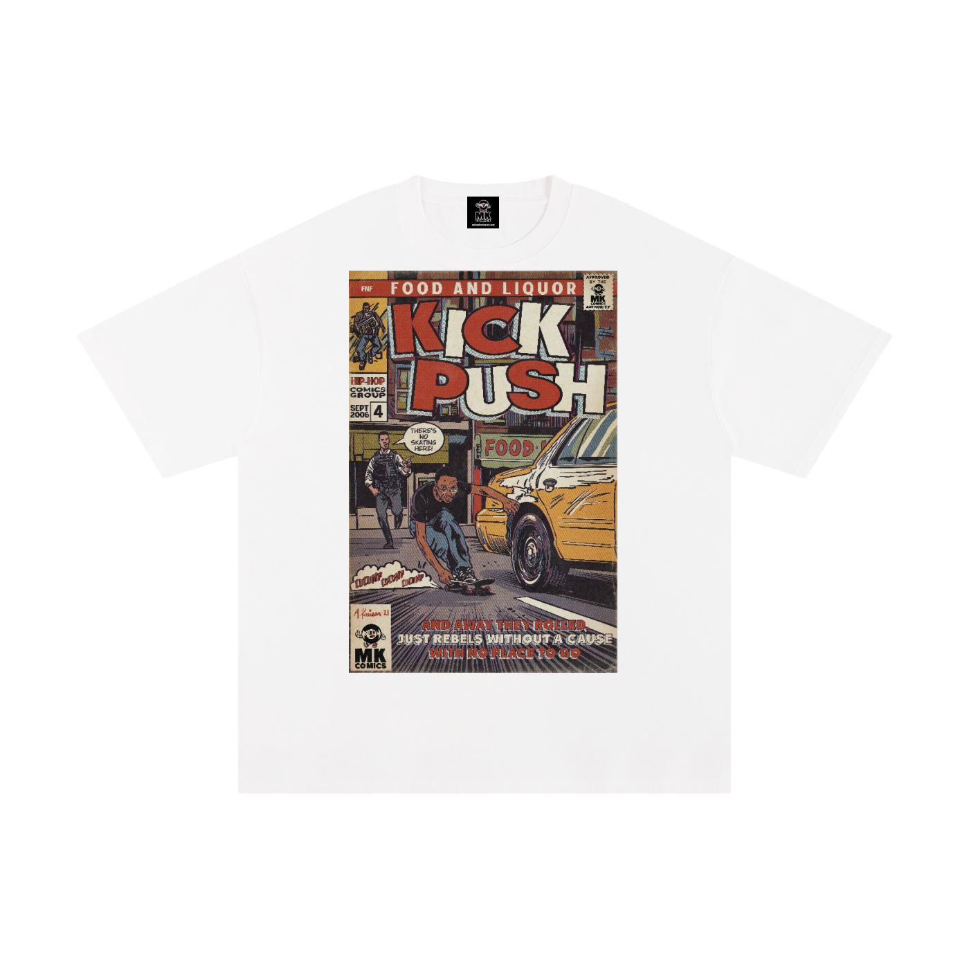 Kick, Push - Unisex Pure Cotton T-Shirt