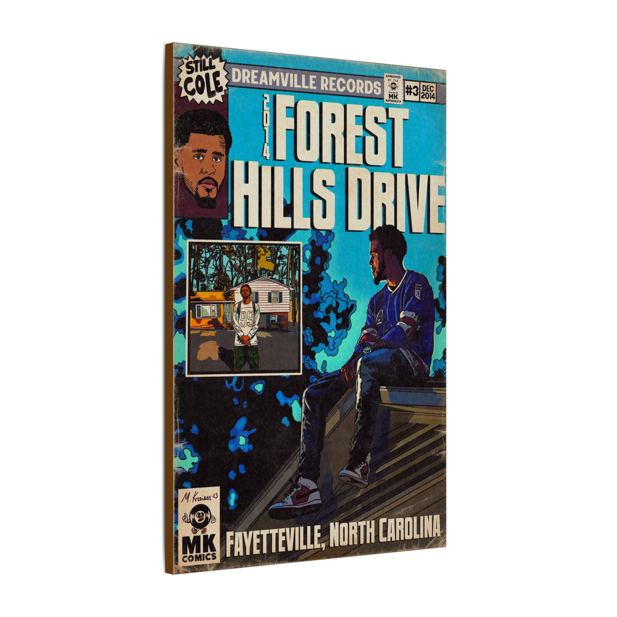 2014 Forest Hills Drive - Matte Canvas, Stretched, 0.75