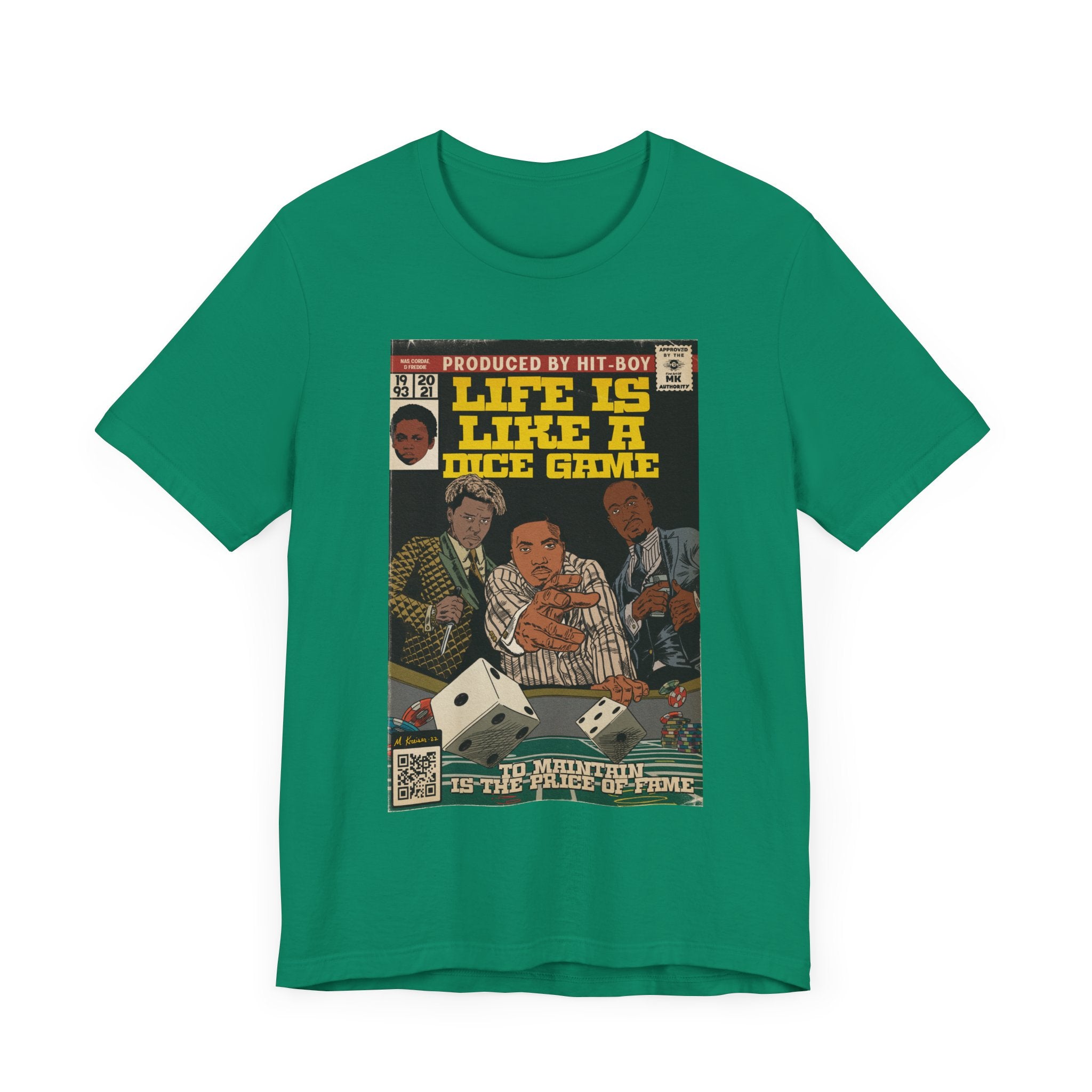 Life is like a Dice Game - Unisex Jersey Short Sleeve Tee