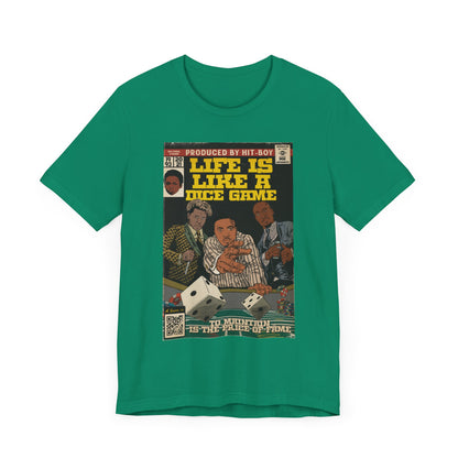 Nas, Gibbs, Cordae - Life is like a Dice Game - Unisex Jersey Short Sleeve Tee