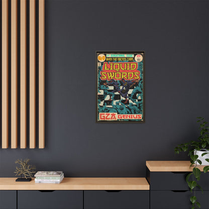 GZA/Genius - Liquid Swords - Gallery Canvas Wraps, Vertical Frame