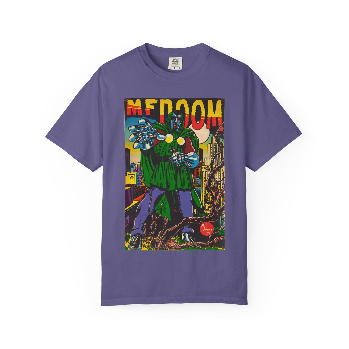 DOOM Comic Book Art - Unisex Comfort Colors T-shirt