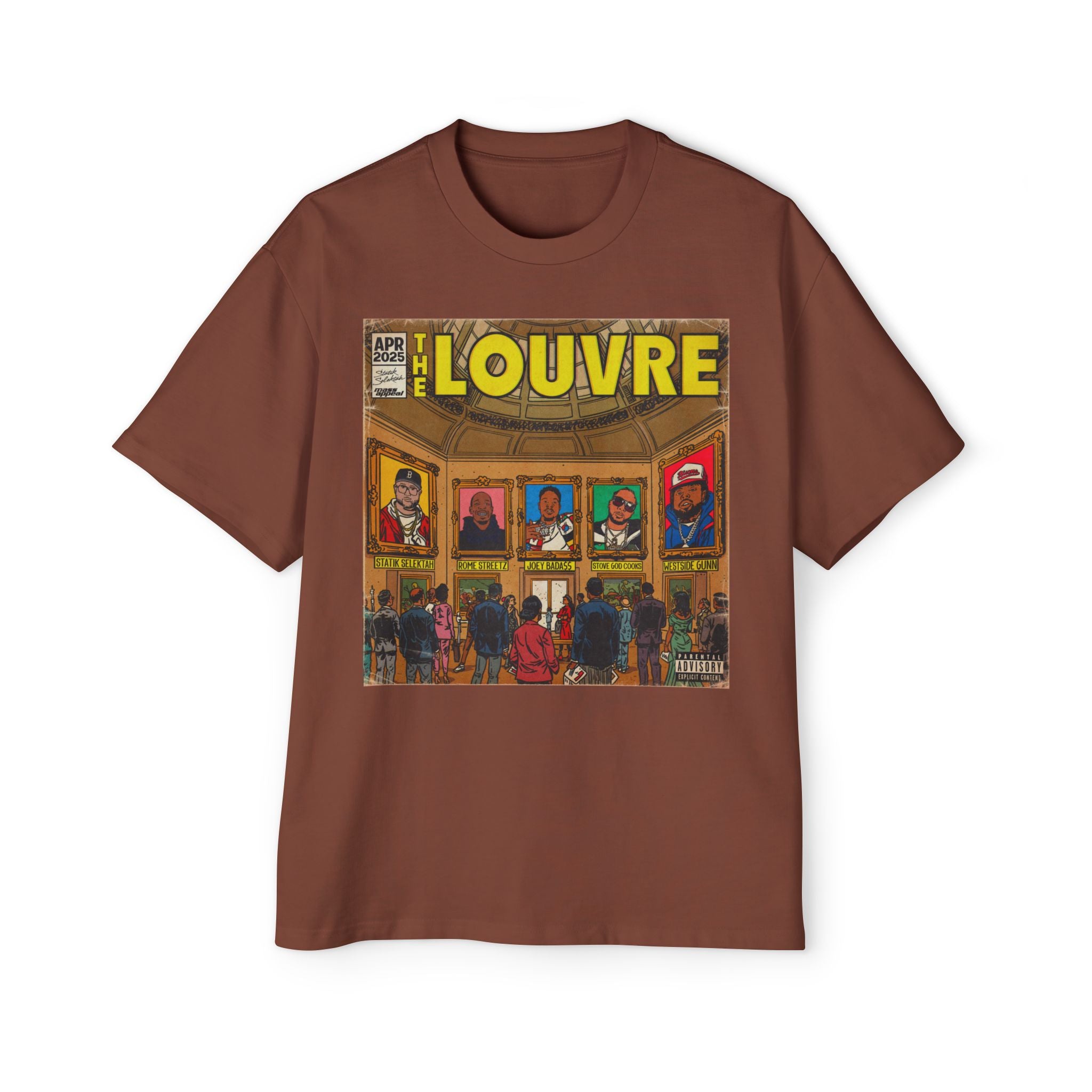 The Louvre - Men's Heavy Oversized Tee