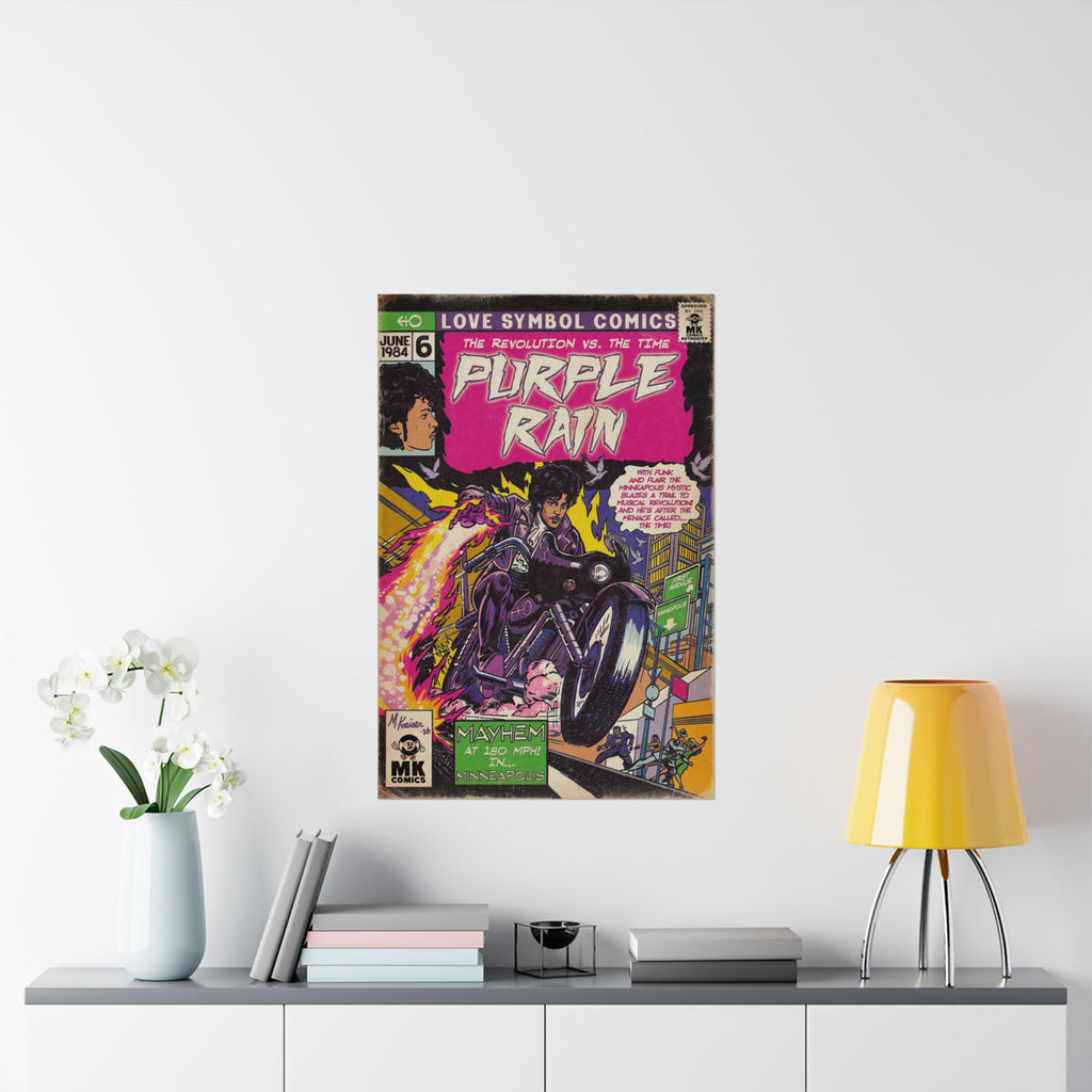 Purple Rain - Matte Vertical Posters