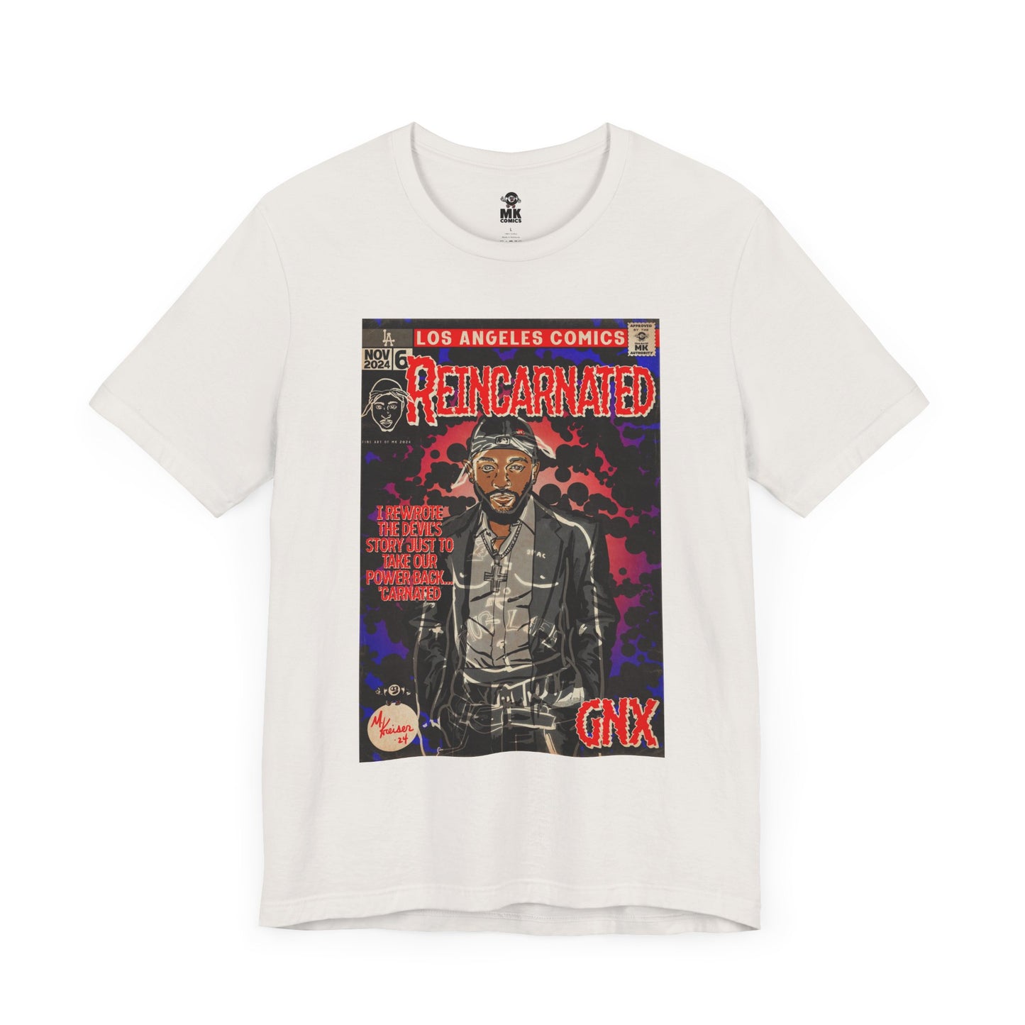 Kendrick Lamar - Reincarnated -  Unisex Jersey Short Sleeve Tee