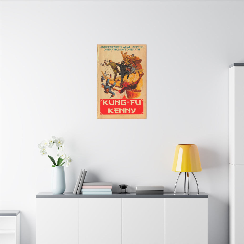 Kung Fu Kenny - Matte Canvas, Stretched