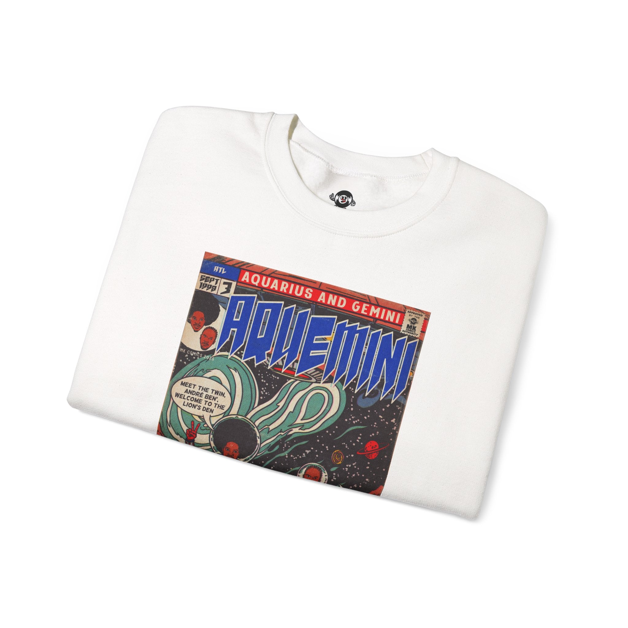 Aquemini - Comic Book Art - Unisex Heavy Blend™ Crewneck Sweatshirt