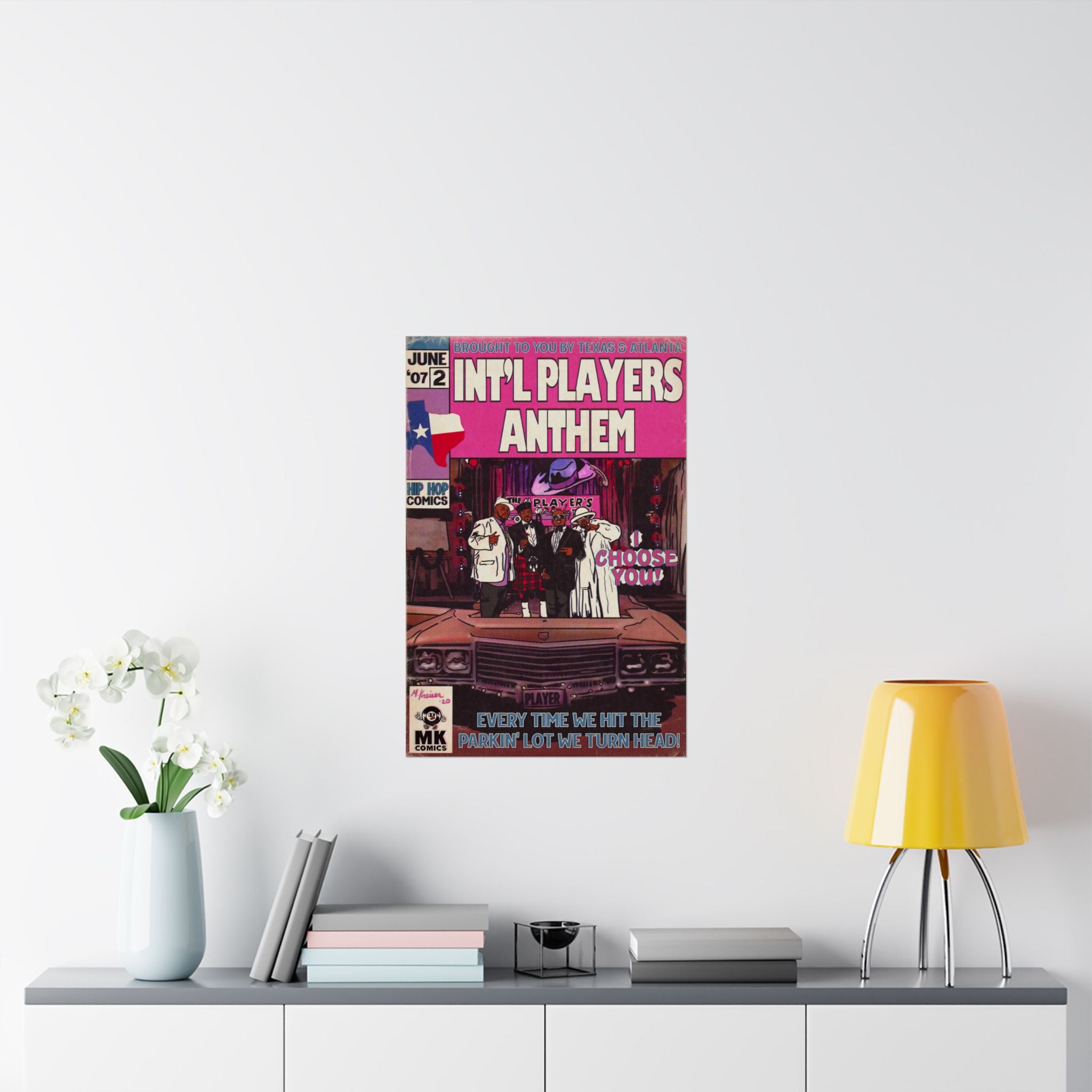 Int’l Players Anthem - Vertical Matte Poster
