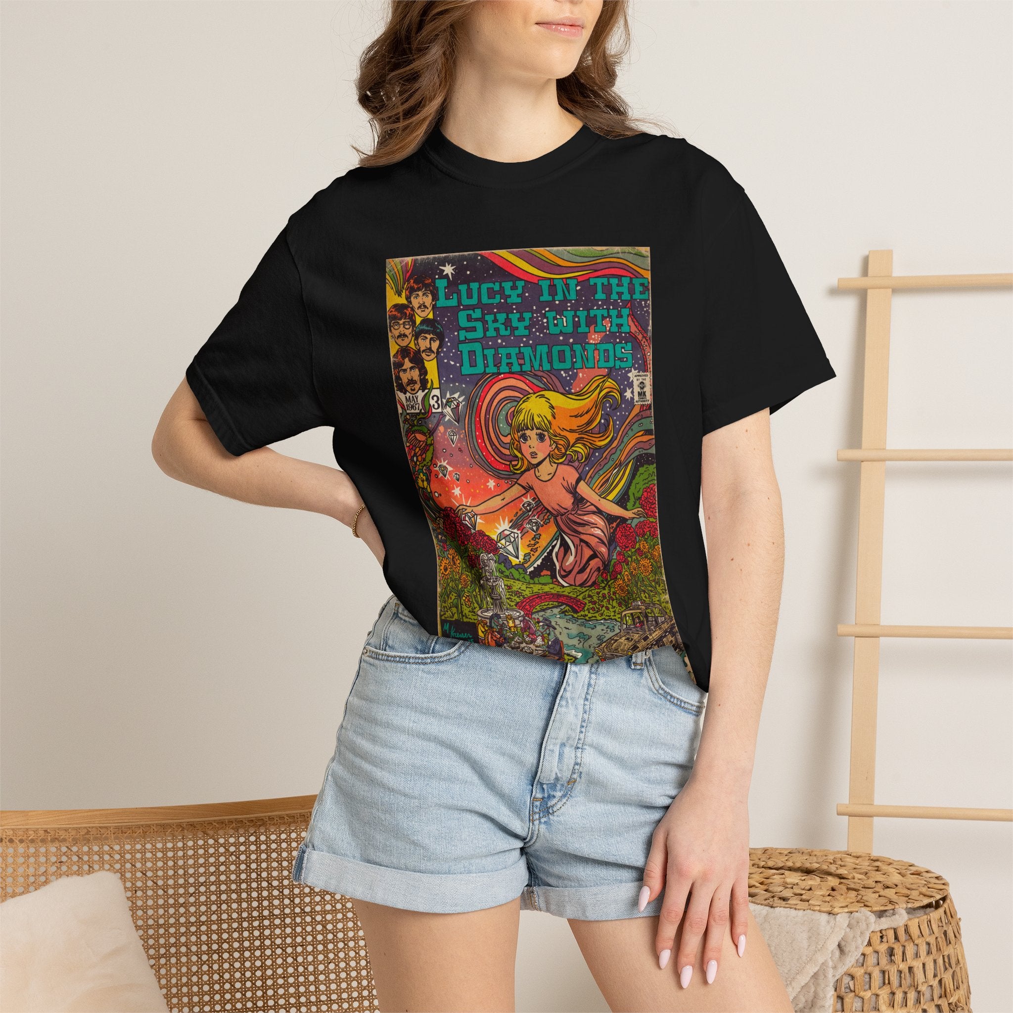 Lucy in the Sky with Diamonds - Unisex Comfort Colors T-shirt