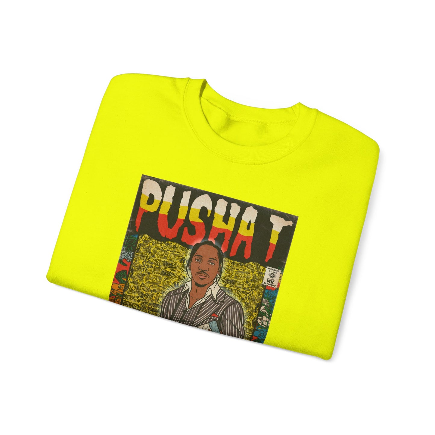Pusha T - Comic Book Art - Unisex Heavy Blend™ Crewneck Sweatshirt