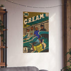 C.R.E.A.M - Comic Book Art - Vertical Matte Poster
