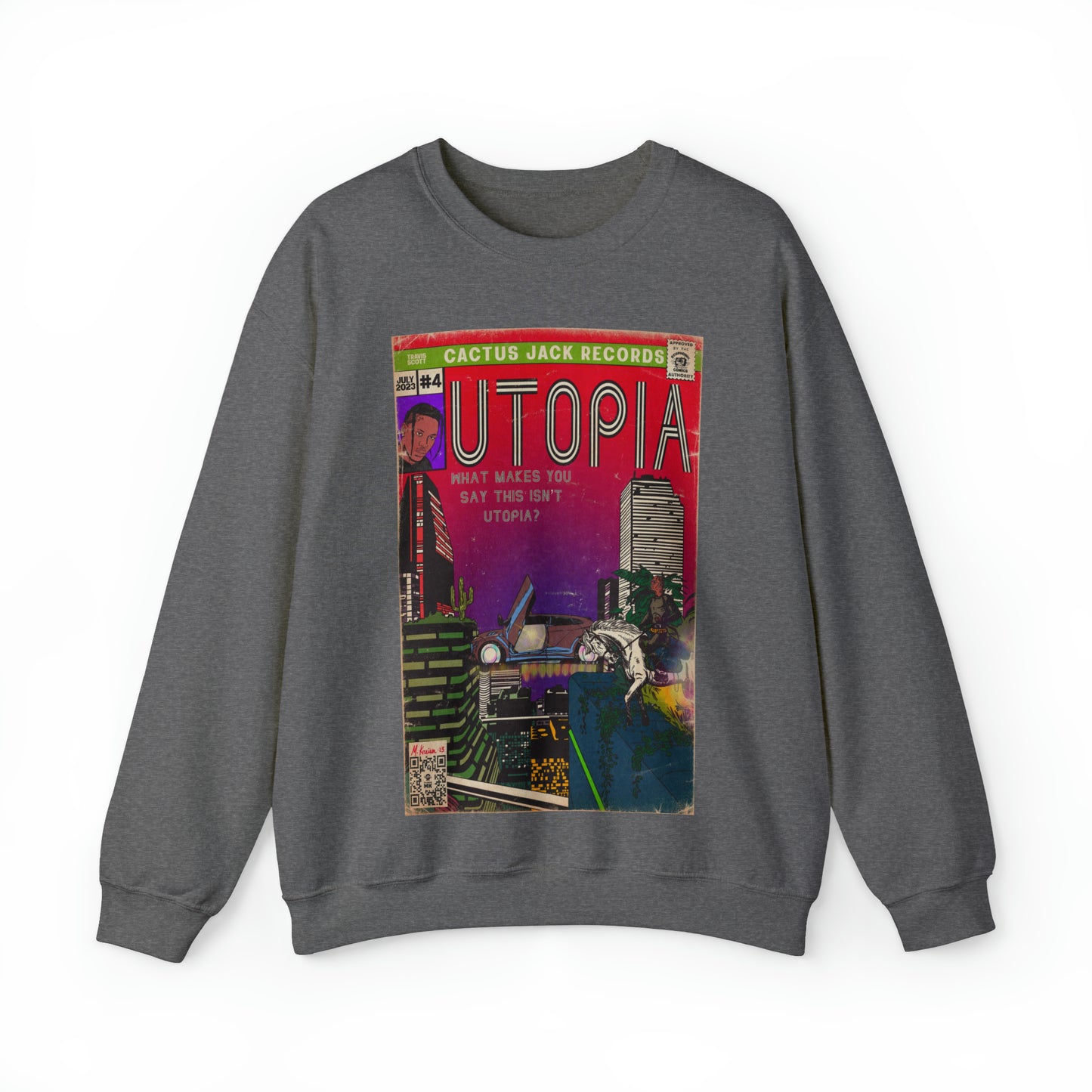 Travis Scott - Utopia - Unisex Heavy Blend™ Crewneck Sweatshirt