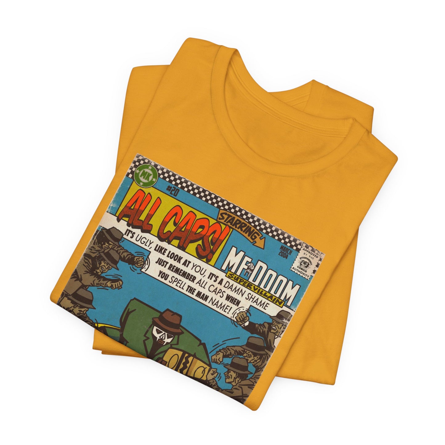 DOOM - All Caps - Unisex Jersey Short Sleeve Tee