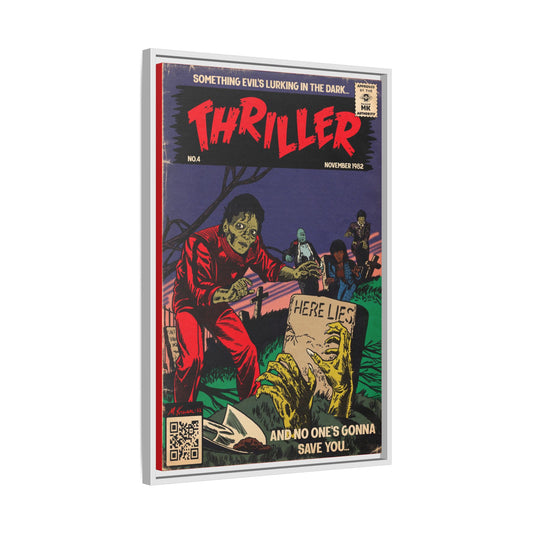 Michael Jackson- Thriller - Gallery Canvas Wraps, Vertical Frame