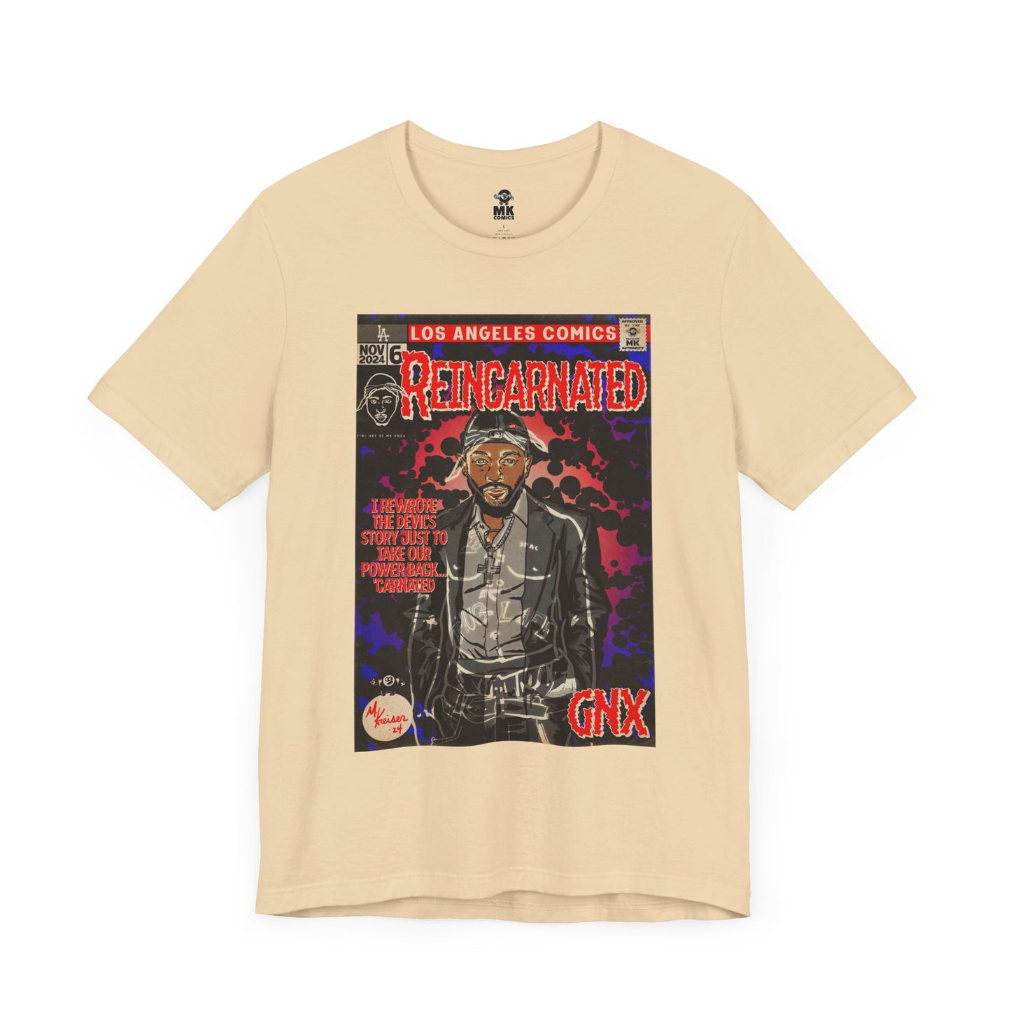 Kendrick Lamar - Reincarnated -  Unisex Jersey Short Sleeve Tee