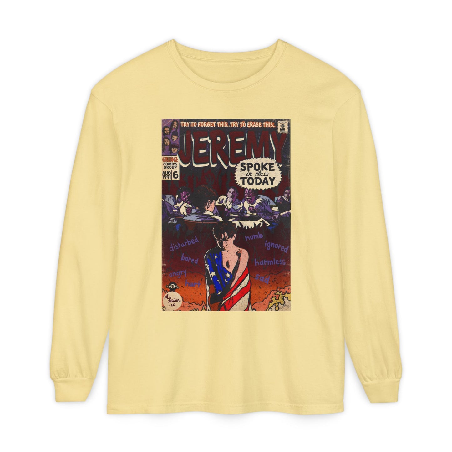 Jeremy - Unisex Comfort Colors Long Sleeve T-Shirt