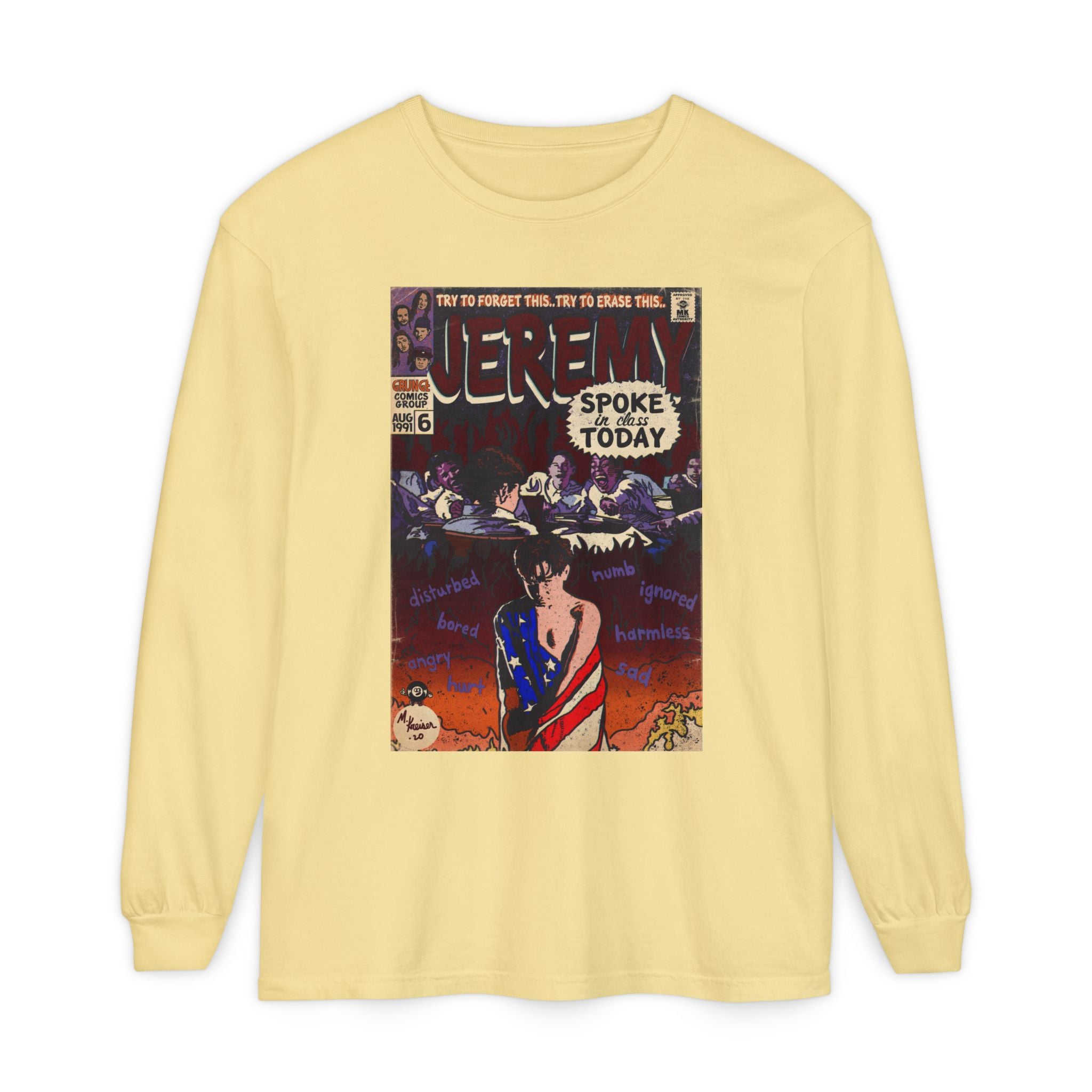 Jeremy - Unisex Comfort Colors Long Sleeve T-Shirt